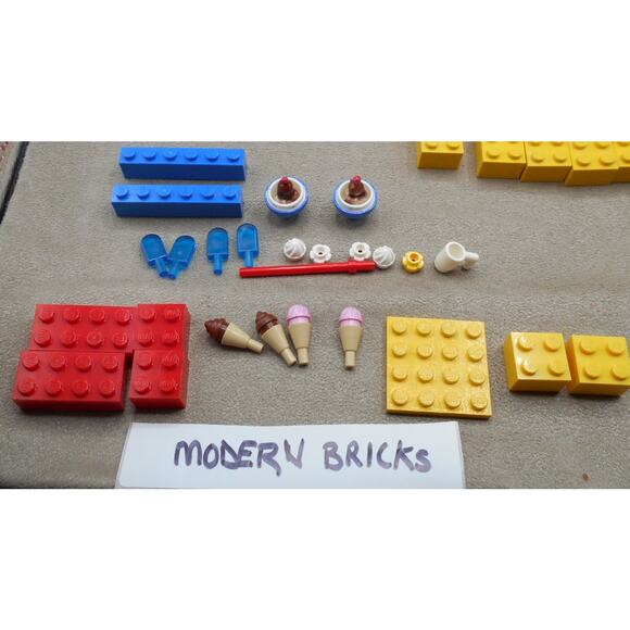 LEGO Fabuland 3665 Ice Cream Shop w/Scooter 1980 Vintage/Custom READ - Picture 12 of 16